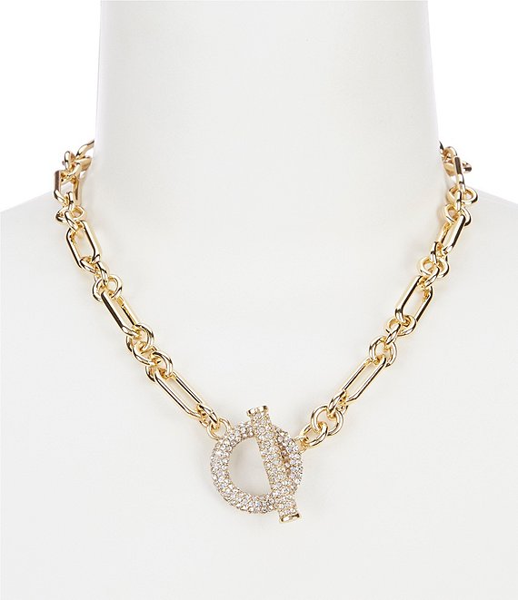 GOLD AND DIAMOND CHAIN LINK Y NECKLACE | Frassanito Jewelers