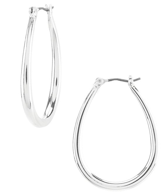 Lauren Ralph Lauren Gold Tear Drop Hoop Earrings