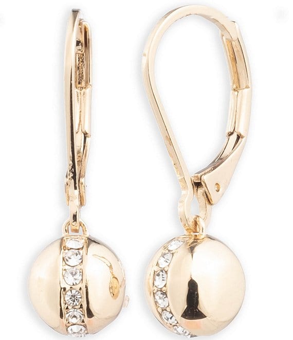 Fushia Glass Disco Ball Drop Earrings Jewelry For Women Party | SHEIN