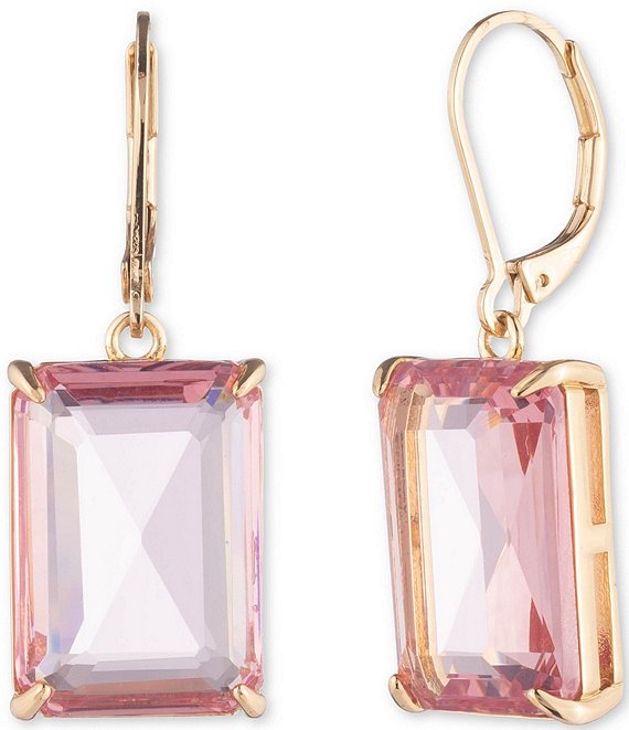 Lauren Ralph Lauren Gold Tone Stone Drop Earrings | Dillard's
