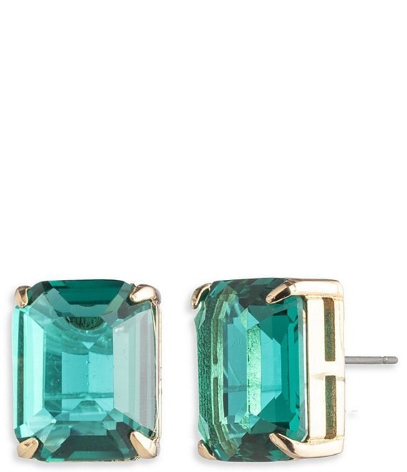 Lauren Ralph Lauren Gold Tone Stone Stud Earrings