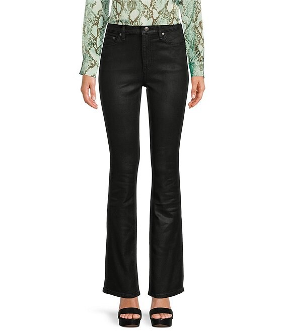Lauren Ralph Lauren High Rise Coated Denim Bootcut Jeans | Dillard's