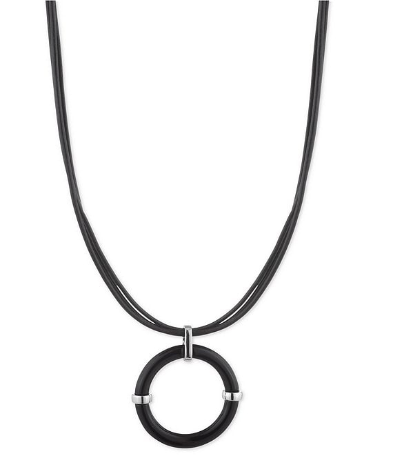 Quadruple Strand Leather Necklace with Convert-a-Clasp - Jennifer Hanscom  Jewelry
