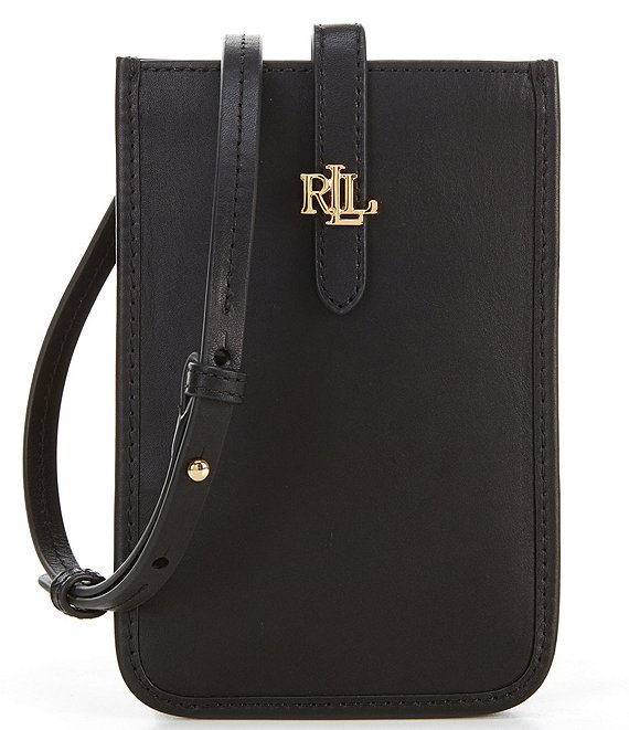 Lauren Ralph Lauren Leather Crossbody Tech Case | Dillard's
