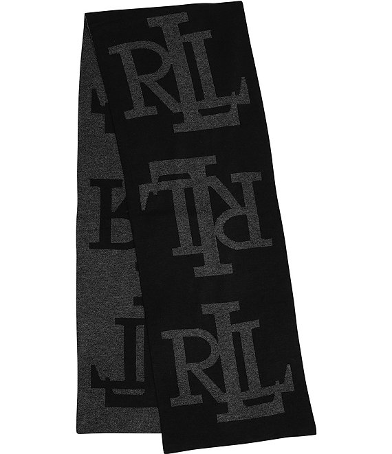 Lauren Ralph Lauren Logo Knit Scarf