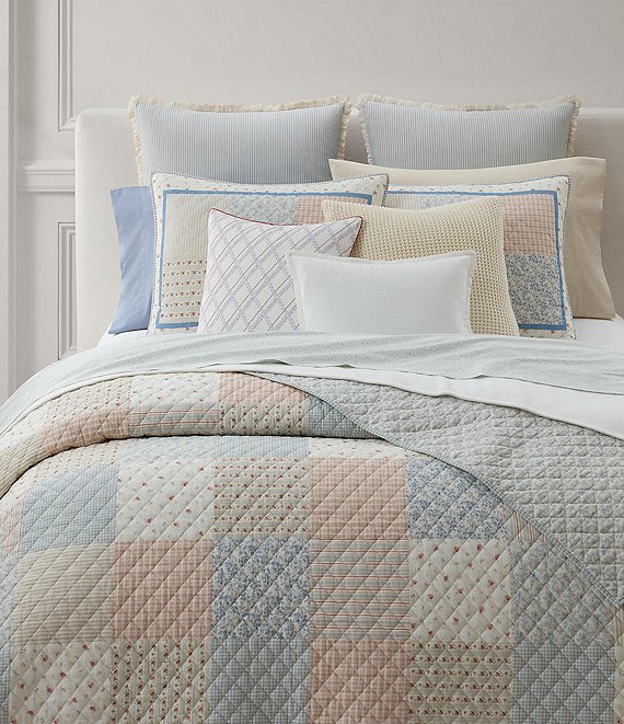 Lauren Ralph Lauren Marissa Patchwork Pattern Reversible Quilt