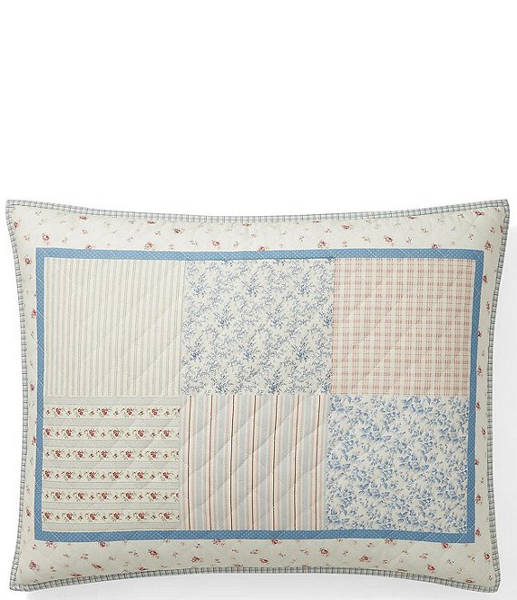 Lauren Ralph Lauren Marissa Patchwork Pattern Reversible Sham