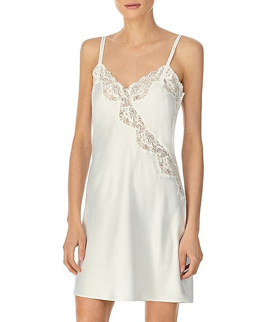 iCollection Women's Satin Chemise : : Clothing, Shoes & Accessories