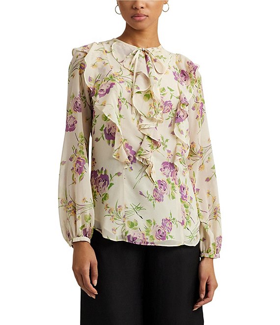 Ralph lauren blouses at on sale dillards