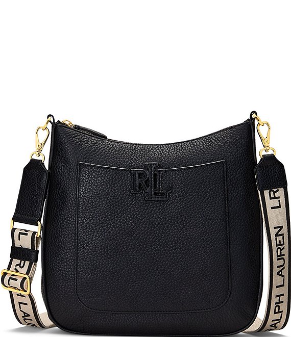 Lauren Ralph Lauren Pebbled Leather Large Cameryn Crossbody Bag | Dillard's