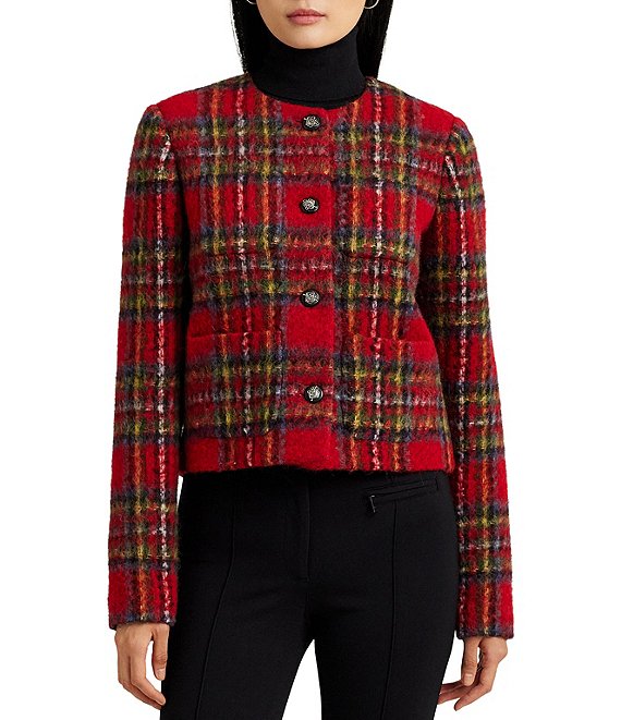 Polo Ralph Lauren – plaid wool-blend coat – women – Ofive Egypt