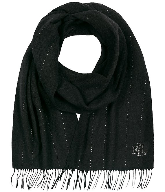 Lauren Ralph Lauren Shine Pinstripe Oblong Scarf