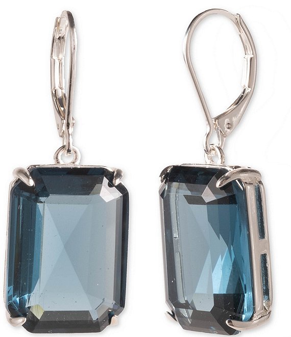 Buy Gold Plated Blue Stone Drop Earrings for Women Online at Silvermerc |  SBE10MR_565 – Silvermerc Designs