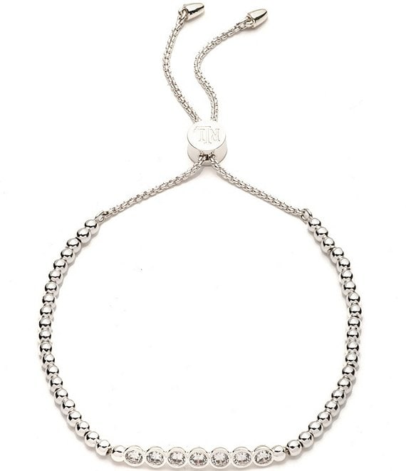 ブレスレット Lauren Ralph Lauren Silver-Tone Bead (8 mm) Bracelet Lauren Ralph Lauren Silver Tone Metal Bead Flex Bracelet | belk