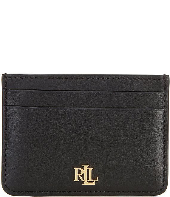 Lauren Ralph Lauren Slim Leather Card Case | Dillard's