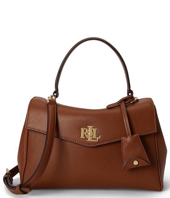 LAUREN RALPH LAUREN レザー スモールFlarrahサッチェル Lauren Ralph Lauren Small Farrah Solid Soft Satchel Bag | Dillard's