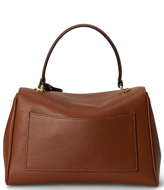 Lauren Ralph Lauren Small Farrah Solid Soft Satchel Bag | Dillard's