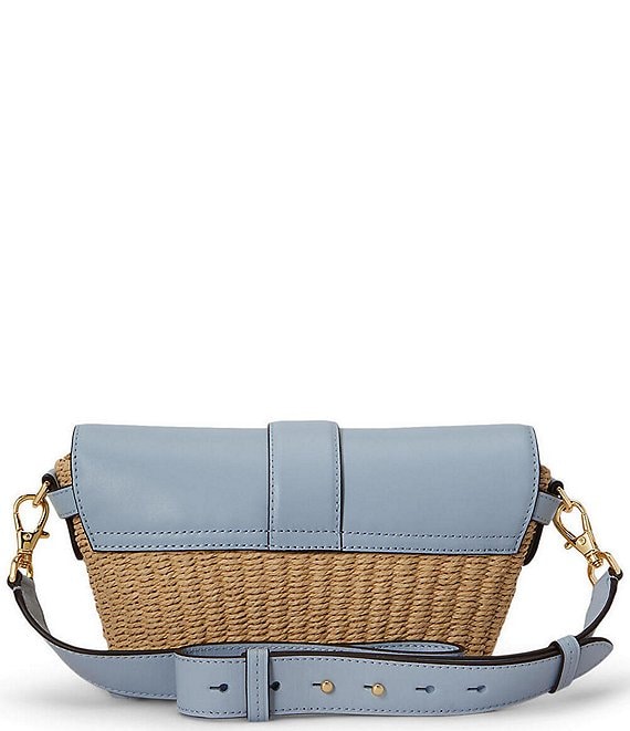 Lauren Ralph Lauren Lynden Small Straw Shoulder Bag | Dillard's