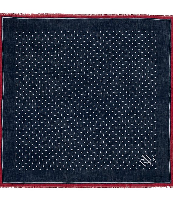 Lauren Ralph Lauren Spring Dot Square Scarf