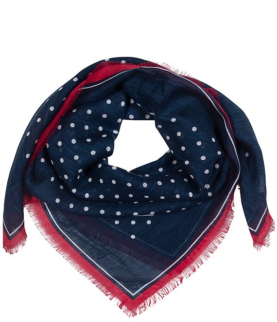 Lauren Ralph Lauren Spring Dot Square Scarf