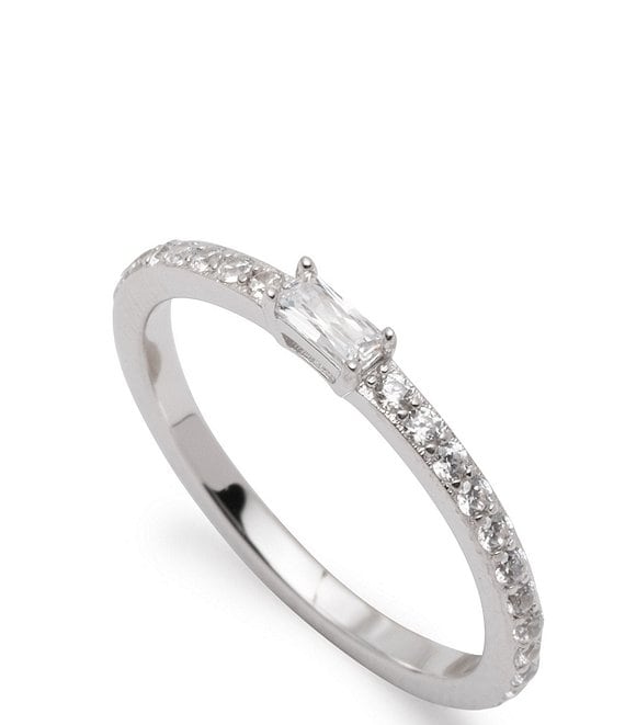Lauren Ralph Lauren Sterling Silver CZ Ring