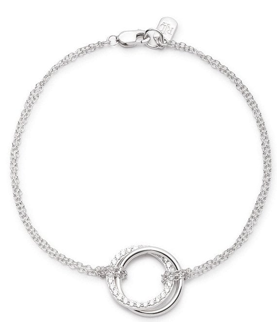 Lauren Ralph Lauren Sterling Silver Pave Flex Line Bracelet