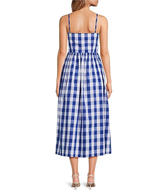 ワンピース French Chic Gingham Dress herlipto S Layered With Love Gingham Sleeveless Sundress | Dillard's