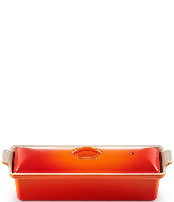 Le Creuset Enameled Cast Iron Traditional Rectangular Pate Terrine, 2 Qt.
