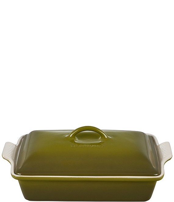 Le Creuset 4 qt. Heritage Covered Rectangular Casserole Peche