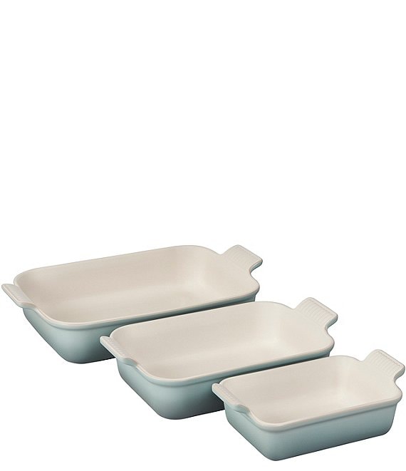 Le Creuset Heritage 3-Piece Rectangular Baking Dish Set | Dillard's