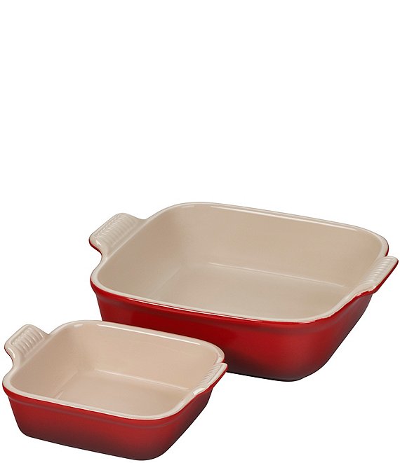 Le Creuset Heritage Square Baking Dishes, Set of 2