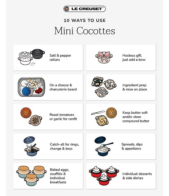 Le Creuset Mini Round Cocotte, 8 oz. | Dillard's