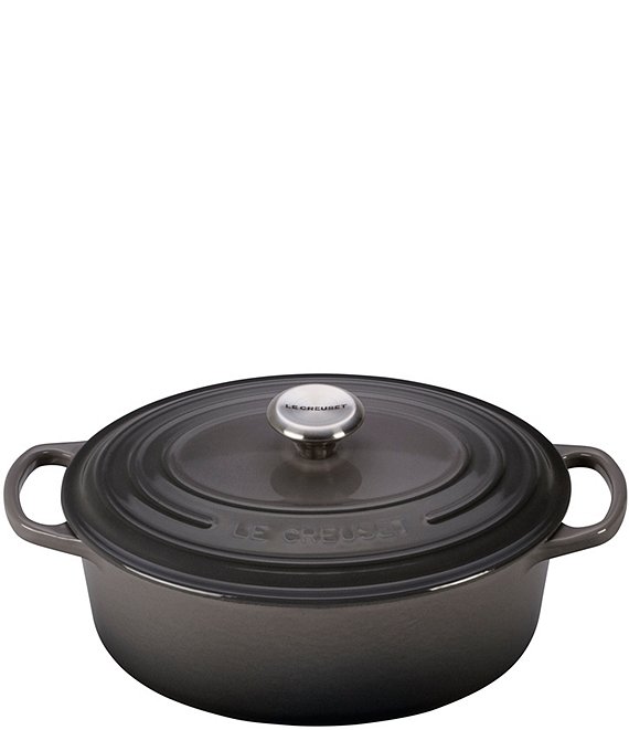 Enameled Cast Iron Dutch Oven Oval