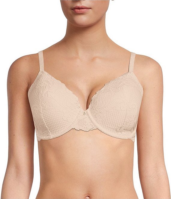 Lace Allure Unlined Bra - Soft Shell