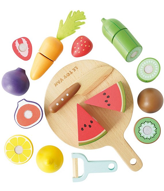 Le Toy Van Chopping Board & Super Foods Set