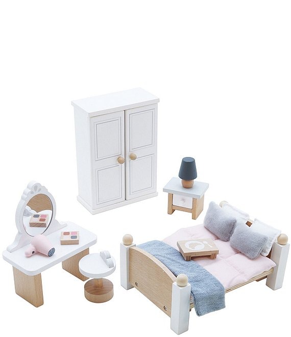 Le Toy Van Daisylane Bedroom Furniture Set for Dollhouse