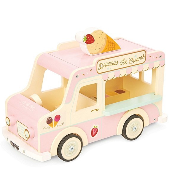 Le Toy Van Casa Muñeca Dolly Ice Cream Van De Madera Juguete BN 