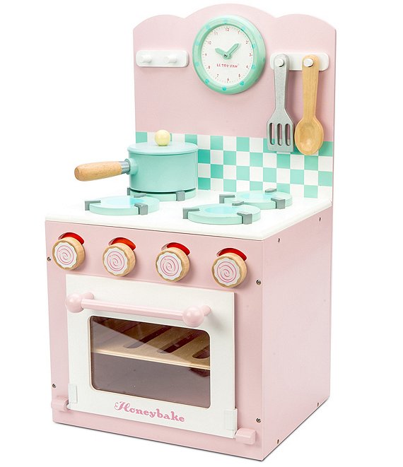 Le Toy Van Wooden Oven & Hob Pink