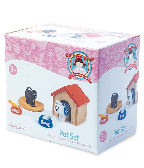 Color:Multi - Image 1 - Daisylane Wooden Pet Set for Dollhouse