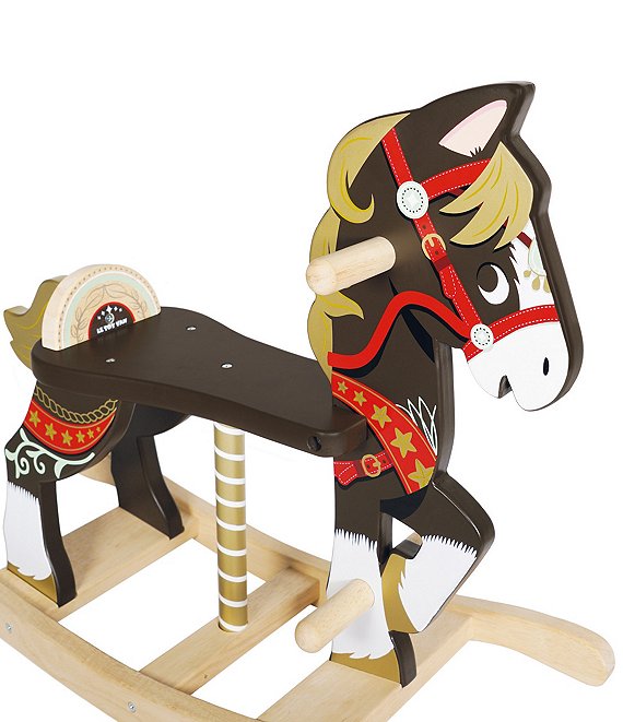 Color:Brown - Image 1 - Petilou Rocking Horse