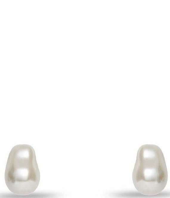 Lele Sadoughi Collector Baroque Pearl Stud Earrings