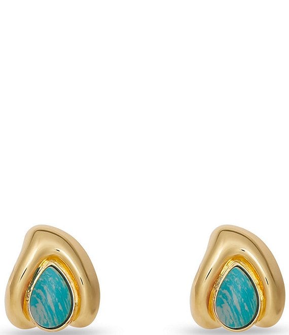 Lele Sadoughi Laurel Button Stud Earrings