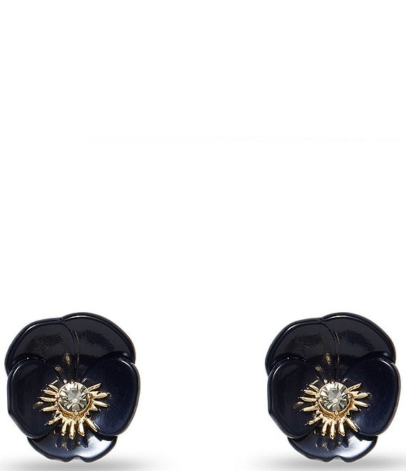 Lele Sadoughi Pansy Button Stud Earrings