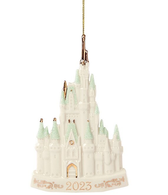 Lenox 2023 Disney Cinderella Castle Porcelain Ornament Dillard s