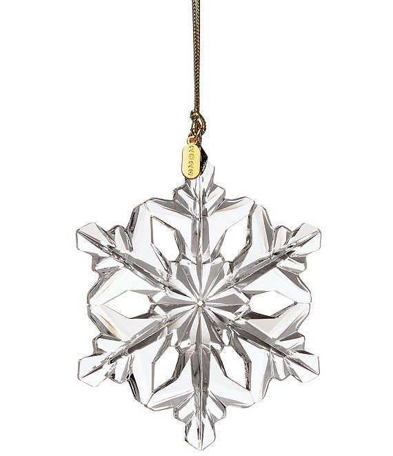 Lenox 2023 Optic Holiday Snowflake Glass Ornament | Dillard's