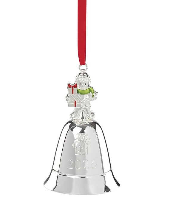 Lenox 2026 Annual Musical Bell Silverplate Ornament