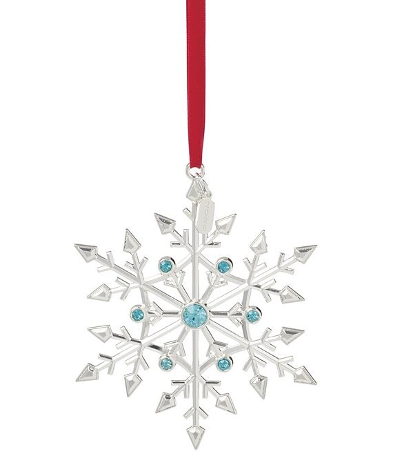 Lenox 2026 Annual Snow Majesty Silverplate Ornament