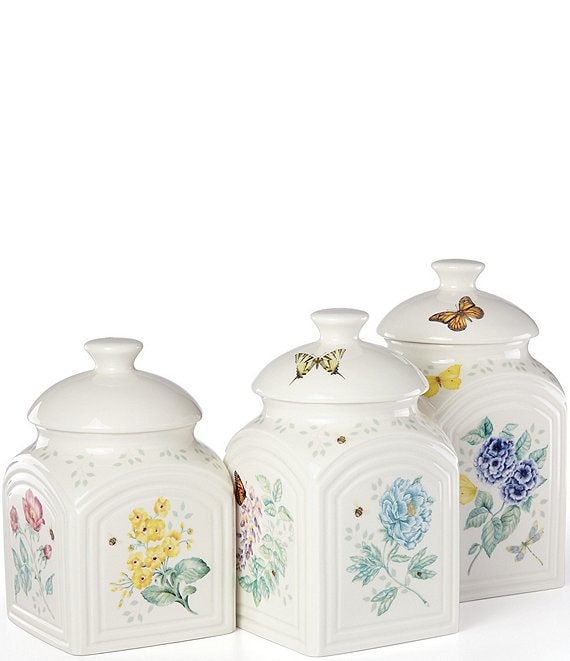Lenox Butterfly Meadow Canister 3-Piece Set