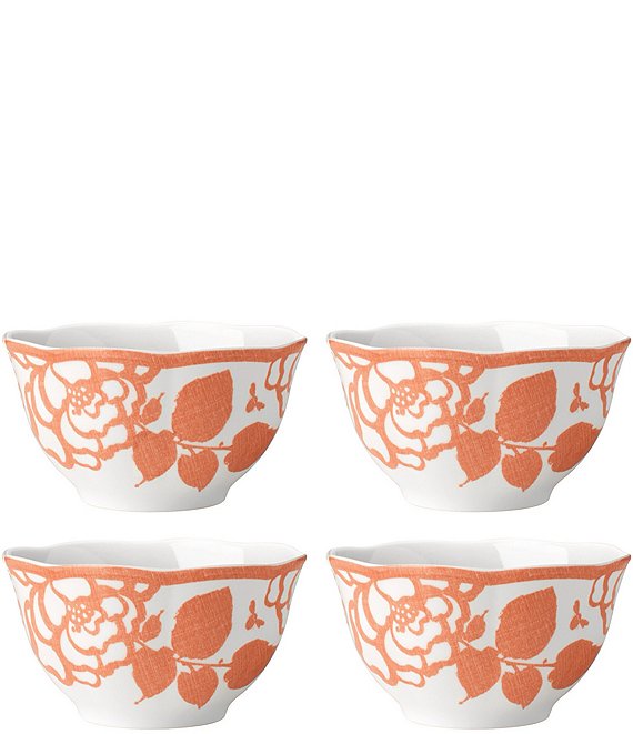 Lenox Butterfly Meadow Cottage 4 Piece Rice Bowl Set