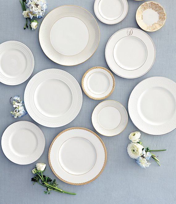 Lenox Federal Gold Scalloped Bone China Accent Salad Plate | Dillard's